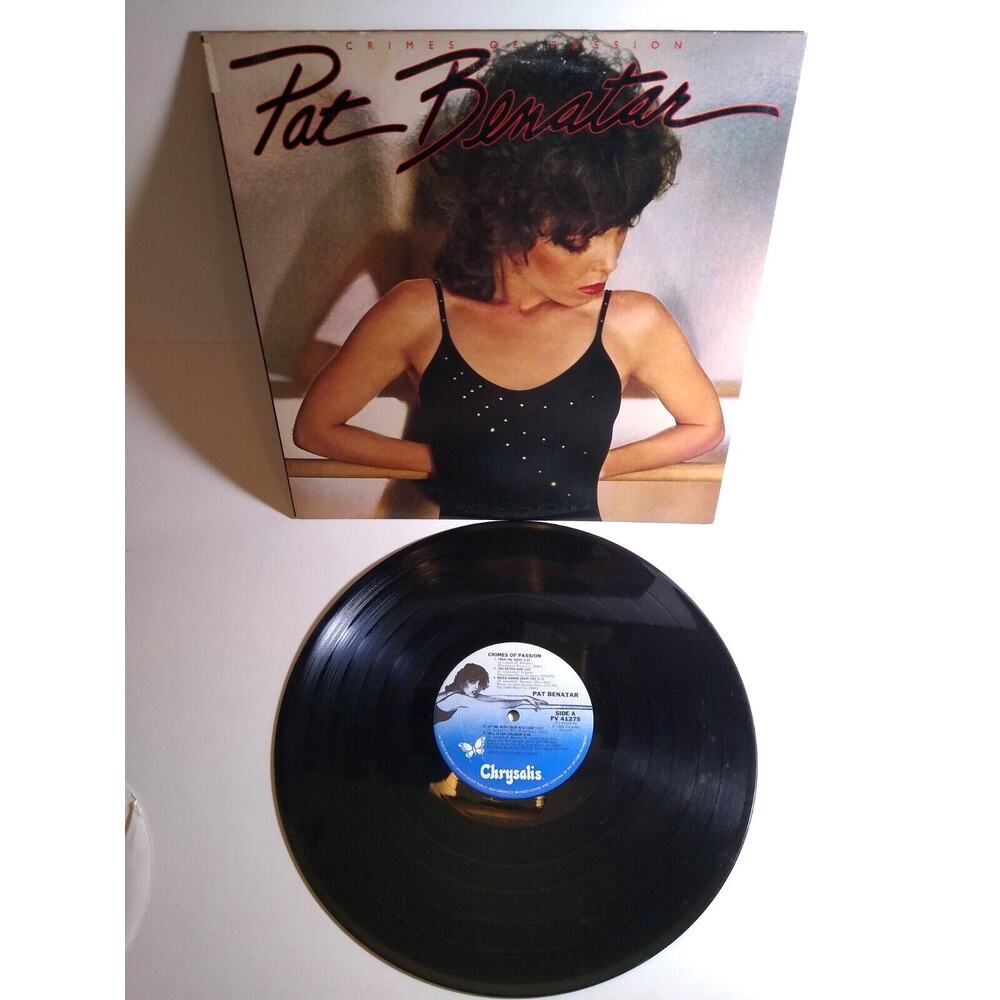 Pat Benatar Crimes Of Passion Vinyl 12" LP Record Album 1983 Pop Rock Paste Over